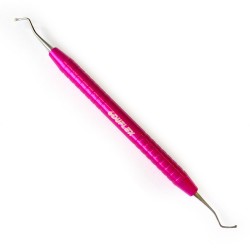 ESCAVADOR SSWHITE #11 1/2 ANODIZADO ROSA COM CABO DE ALUMÍNIO. ANVISA Nº 80149710216