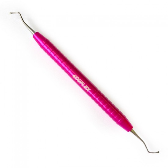 ESCAVADOR SSWHITE #11 1/2 ANODIZADO ROSA COM CABO DE ALUMÍNIO. ANVISA Nº 80149710216