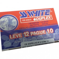 Promoção Pague 10 Leve 12 - Espelho Odontológico Nº 5 Autoclavável